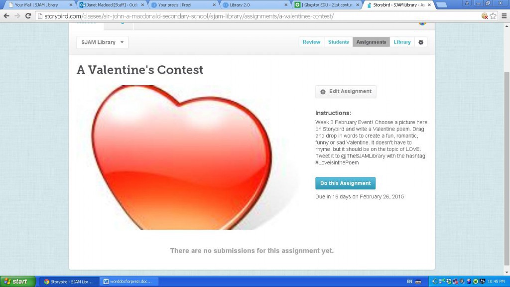 Library 2.0 Symbaloo SJAM Library