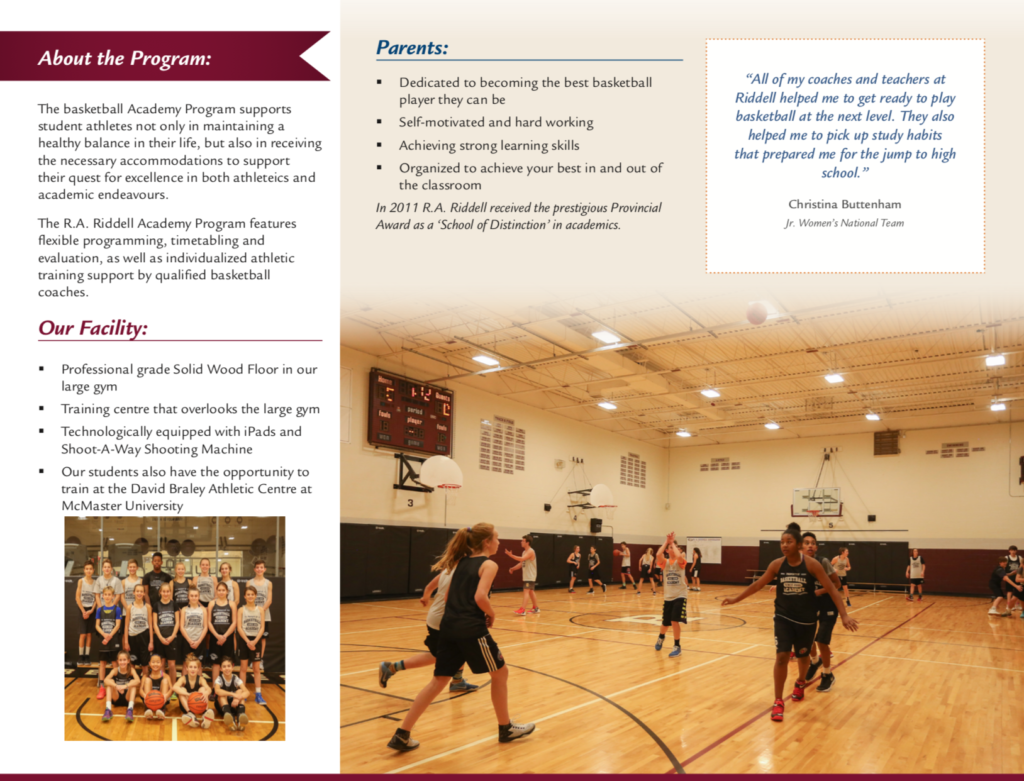 R. A. Riddell Basketball Academy | Achievement, Engagement & Equity Matter