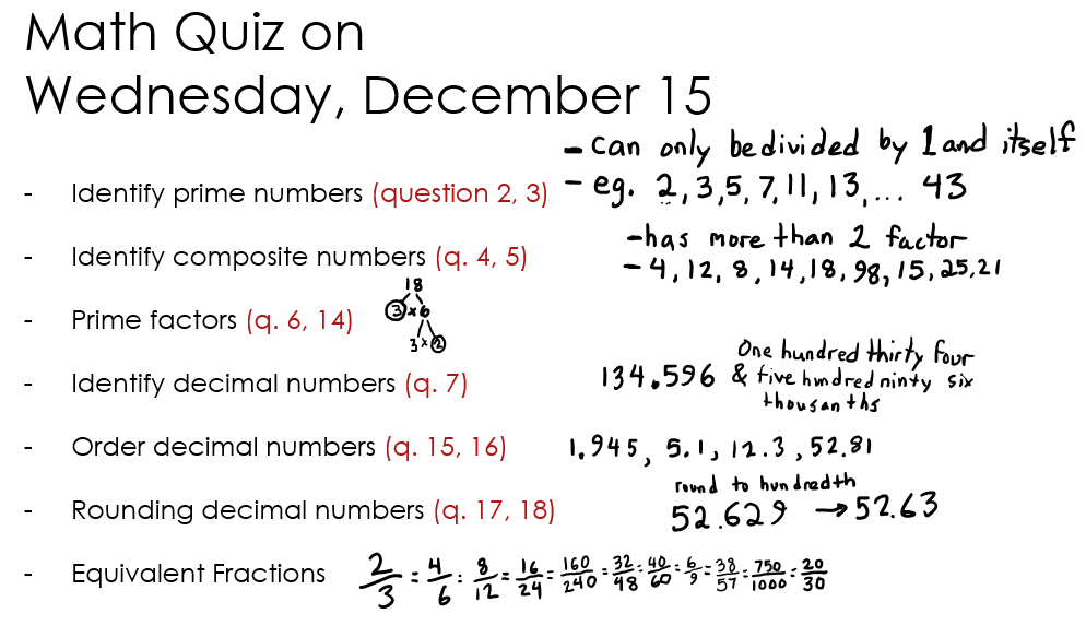 review-sheet-for-upcoming-quiz-dalewood-class-7a