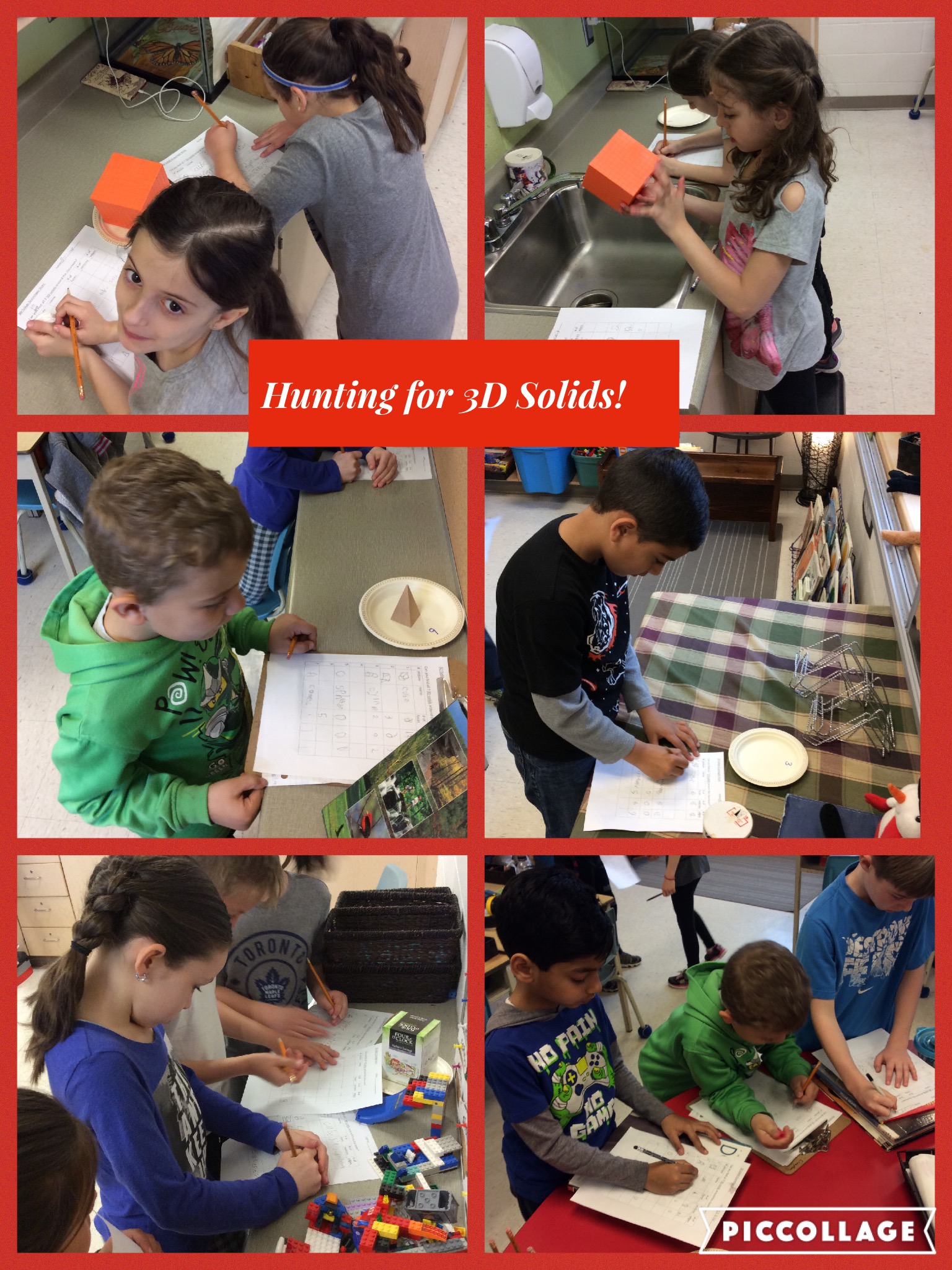 3D Solids Scavenger Hunt