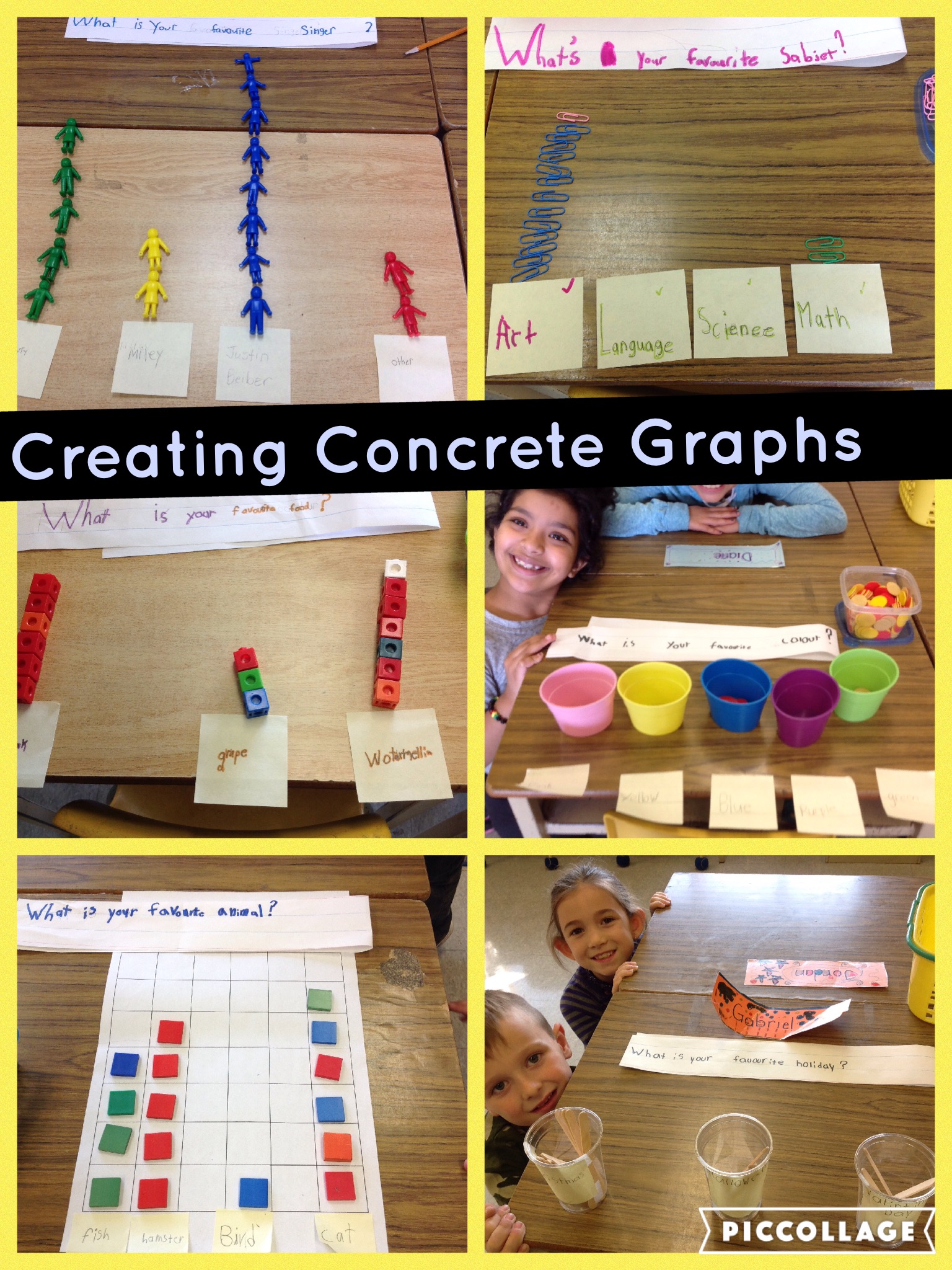Creating Concrete Graphs Mrs. Cammisoli's Grade 2 Class