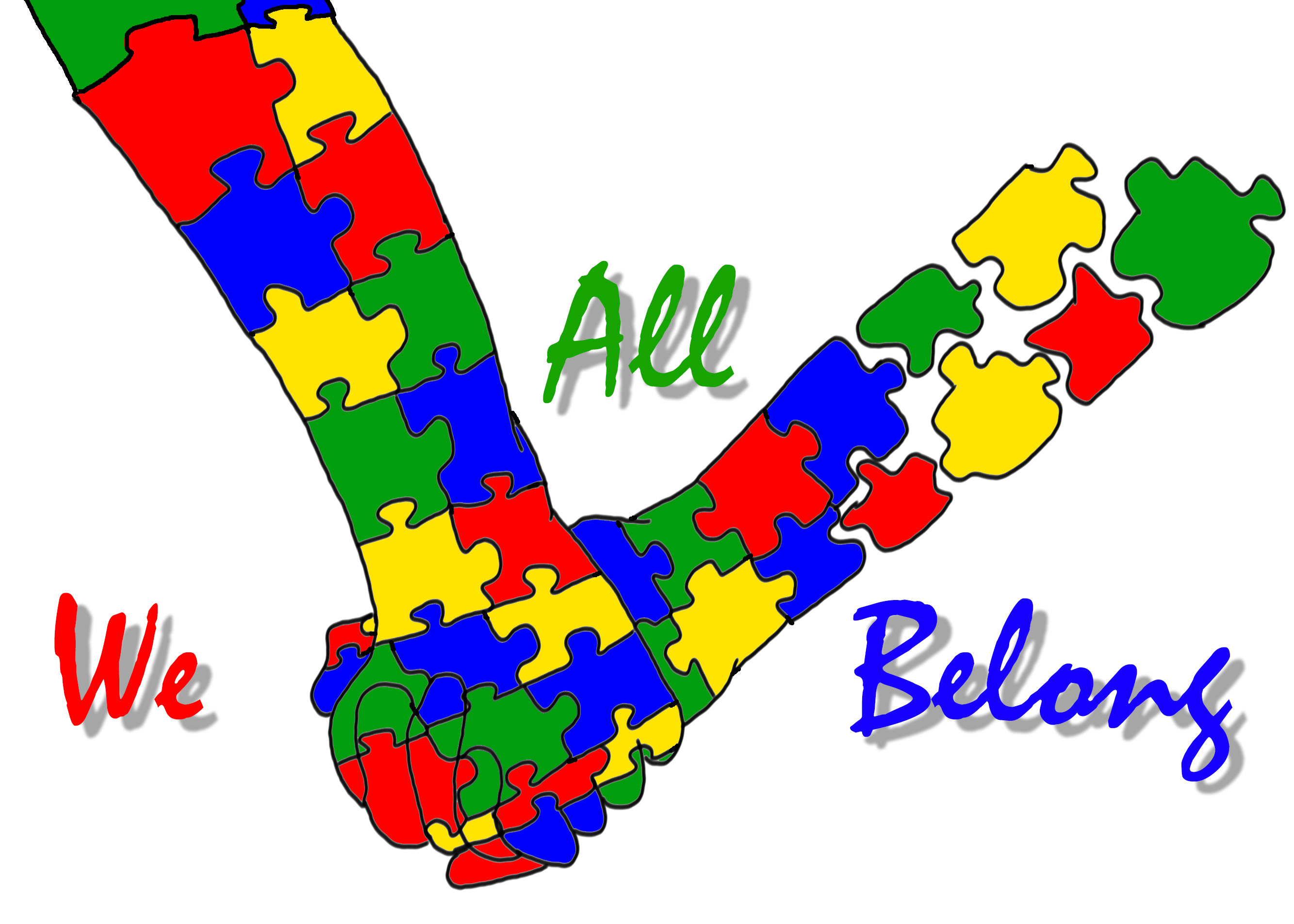 We all belong Beth's Abstract Art